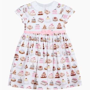 Trotters London White Cake Party Cotton Dress